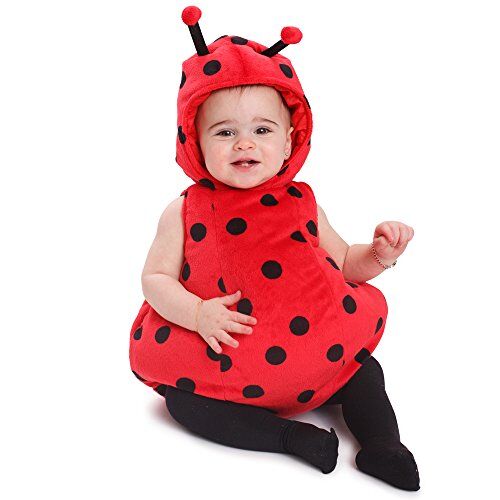 Dress Up America Bambine Vestito da coccinella