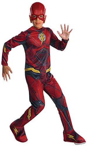 Rubie's Bristol Novelty--s DC Comics Super Heroes Batman  Flash Costume Justice League Classic per bambini (-S) maschio, Multicolore, S