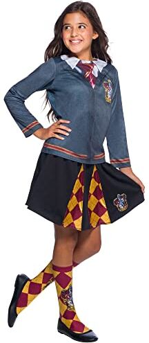 Rubie's , Harry Potter, Maglietta Ufficiale del Grifondoro, Bambini (641269-L) Ragazze, Multicolore, Large Age 8-10