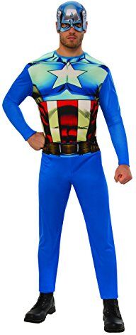 Rubie's Rubie’s Costume Capitan America Opp Adulto ()