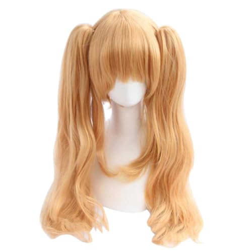 RiRaku Anime Cosplay Parrucca Charlotte Pudding Two Ponytail Brown Long Halloween Costume Cosplay Parrucca,Per Festa Carnevale Natale
