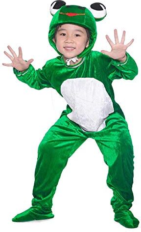 LOLANTA Costume di carnevale unisex da bambino, motivo rana