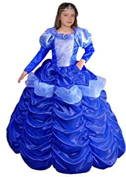 Ciao - Principessa d'Austria Sissi Costume Travestimento Bambina, Blu, 18388. 6-8 Anni