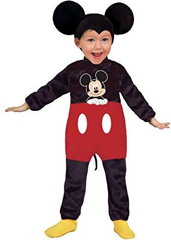 Ciao Disney Costume Baby Mickey Classic, Nero/Rosso, 18-24 mesi