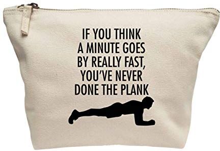 Creative Flox Trousse per trucco creativo, motivo: Minute Goes by the Plank