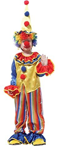 MYSTELLA Vestito Clown Halloween Bambino 7-9 Anni Costume Travestimento Carnevale Ragazzo Bimbo Cosplay(7-9 anni)