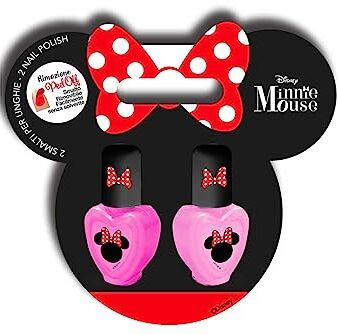 Coriex Disney Minnie Set trucco con 2 smalti per bambine e ragazze – 2 pezzi  Set bambina Perfetto per i pigiama party party  Regalo di compleanno per bambine