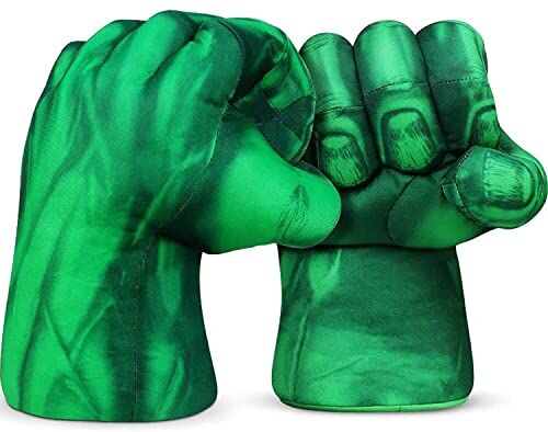 Original Cup Guanti da Boxe giganti di Hulk   Supereroi   Giocattoli per Bambini   Pugno di Schiuma con Cinghie   Cosplay   Giochi   Halloween   Travestimento   Costume   OriginalCup®