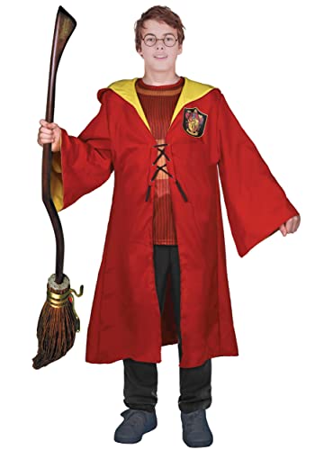 Ciao - Harry Potter Quidditch Gryffindor costume travestimento bambino originale (Taglia 8-10 anni), Rosso, Giallo