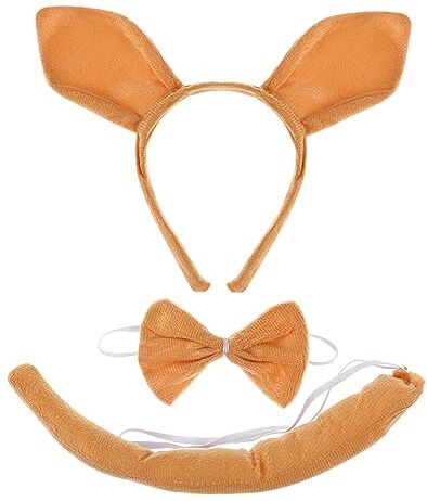 Beavorty 3 Set Set Papillon Per I Regali Di Natale Trucco Costume Orecchie Natale Orecchie Halloween Orecchie Cosplay Papillon