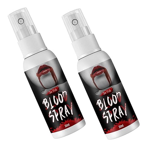 FRCOLOR 2 Pz Spray Sangue Falso Sangue Finto Oggetti Di Scena Per Cosplay Schizzi Di Sangue Costume Da Zombi Di Halloween Sangue Del Costume Sfx Portatile Sciroppo Commestibile Spruzzatore