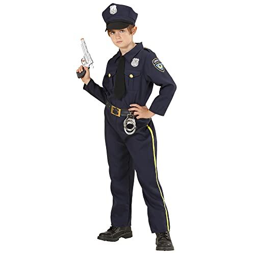 WIDMANN POLICE OFFICER" (shirt with tie, pants, hat) (128 cm / 5-7 Years)