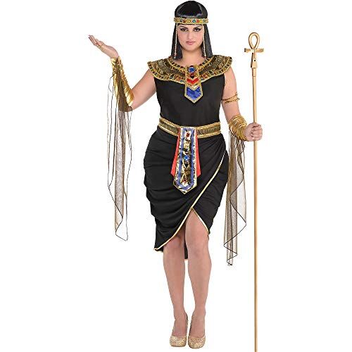 Amscan Dress Up - Costume da Regina egiziana, Colore Non Tinta Unita, 18,