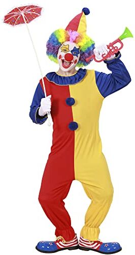 W WIDMANN Widmann Clown Costume Cappello Costumi Completo Bambino Party E Carnevale 865, L, 80035580