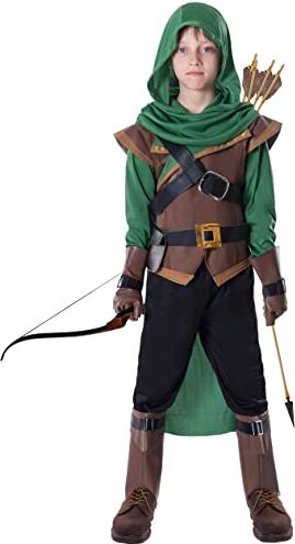 Spooktacular Creations Robin Hood Infanzia Costume (Big (10-12 anni))