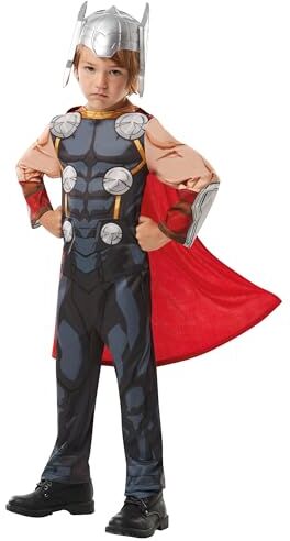 Rubie's - Thor Marvel Avengers Costume Classico per Bambini Ragazzi, Multicolore, L, 640835L