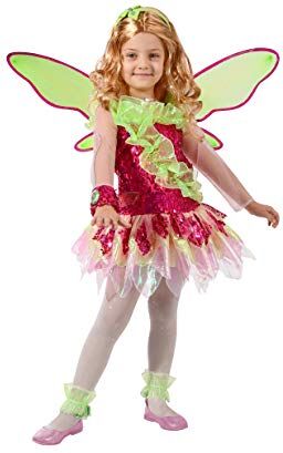 Ciao - Flora Tynix Winx Club costume travestimento bambina (Taglia 7-9 anni)