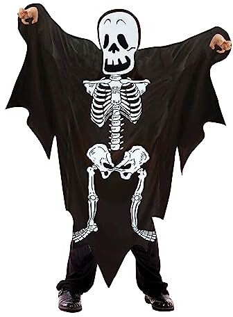 Ciao Skeleton Ghost Costume Bambino, 7-10 Anni