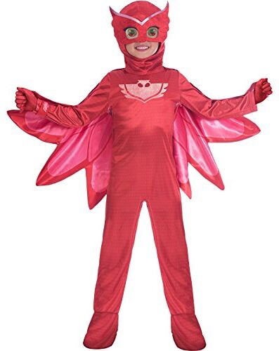 amscan PJ maschere Owlette Deluxe costume età 7 a 8