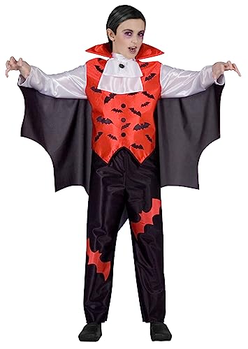 Ciao 13008 Vampiro Costume Bambino, 7-10 Anni , Rosso