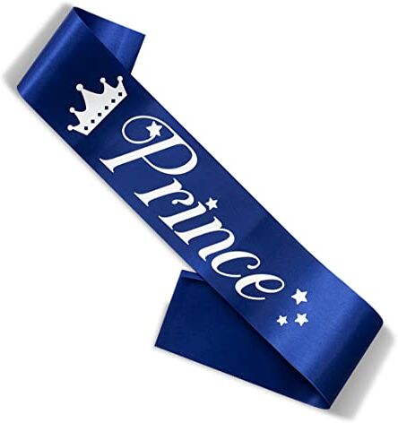 Party to Be Prince Sash festa di compleanno, Decorazione ballo studentesco blu