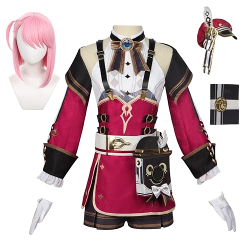 Taoyuany Albedo Cosplay Charlotte Cosplay Costume Anime Costume Parrucca Carnevale Costume Anime Uniforme, Vestito per Pasqua Halloween