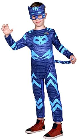 Ciao - Gattoboy Catboy costume travestimento bambino originale PJ Masks Superpigiamini (Taglia 5-7 anni) con maschera