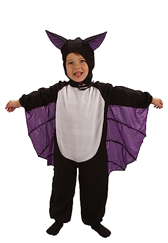 Ciao - Pipistrellino costume travestimento tutina unisex baby (Taglia 2-3 anni) con cuffietta con orecchie