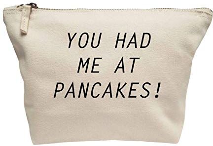 Creative Flox Trousse per trucco creativo, motivo: You Had me at Pancakes