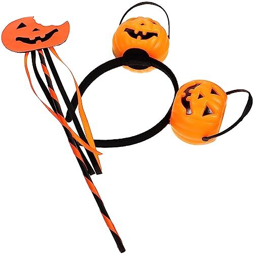 Didiseaon 1 Set Di Zucca Bacchetta Magica Della Principessa Diavolo Cosplay Di Halloween Costume Zucca Cosplay Fata Strega Abito Mancare Decorazioni Adulto Plastica