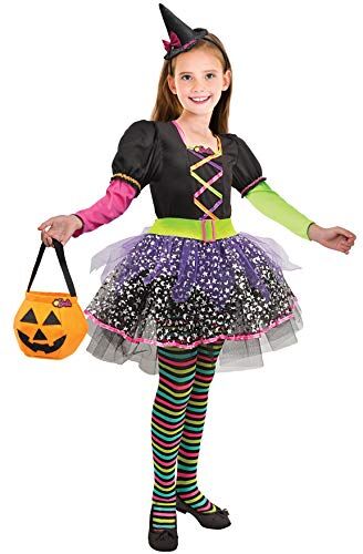 Ciao - Barbie Strega Multicolor Halloween Special Edition Costume Bambina (Taglia 8-10 Anni),