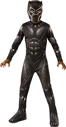 Rubie's Costume classico ufficiale Black Panther Avengers Endgame, da bambino, , taglia L, da 7 a 8 anni