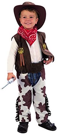 Ciao Cowboy Rodeo Kid costume bambino (Taglia 9-11 anni), Marrone/Bianco, Ragazzo