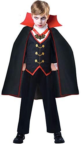 amscan Costume da vampiro vittoriano da Dracula per bambini, per Halloween, 10-12 anni