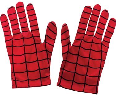 Rubie's Rubies Guanti ufficiali Spider-Man per bambini della Marvel, rossi, taglia unica