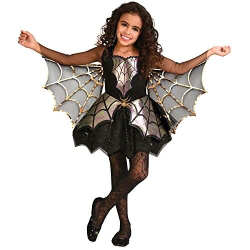 amscan Spider Girl Iridescent Halloween Fancy Dress Costume Girls Età 10 a 12