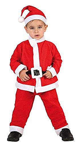 Atosa - Costume Babbo Natale per bambini, colore: rosso, 5-6 anni ()