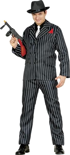 Fiestas GUiRCA Costume da Gangster Uomo Adulto Taglia M 48-50