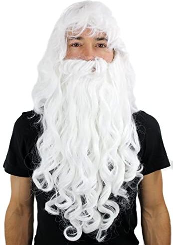 WIG ME UP Parrucca e Barba, Babbo Natale, Mago,Albus Silente