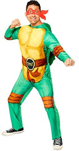 amscan Teenage Mutant Ninja Turtle Costume da uomo-xl Tartaruga, Verde, Chest: 50