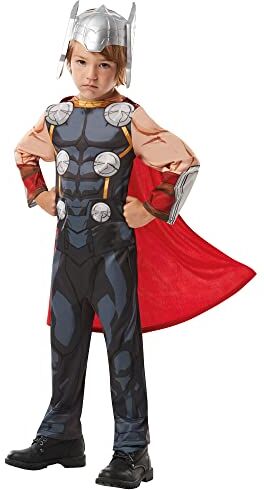 Rubie's - Marvel Avengers Thor-Costume Classico da Bambino Ragazzi, Grigio, M, 640835M