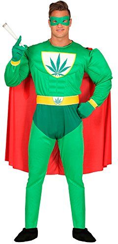 Fiestas GUiRCA GUIRCA – Costume da Adulti, Supereroe Marijuana (taglia 52 – 54, )