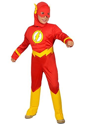 Ciao The Flash costume bambino originale DC Comics (Taglia 3-4 anni)