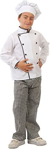 Fiestas GUiRCA Guirca Costume Cuoco Bambino Junior Masterchef Colore Bianco, Taglia L, 10-12 Anni, 142-148 Cm