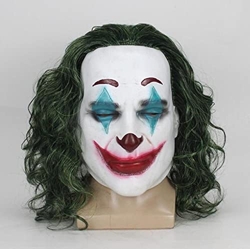 XINYIYI Horror Joker Pennywise Cosplay Maschera Halloween Party Costume Stephen King It Capitolo Due 2 Puntelli Cosplay Pagliaccio In Lattice Maschere Spaventose Maschera Da Clown Taglia Unica 7