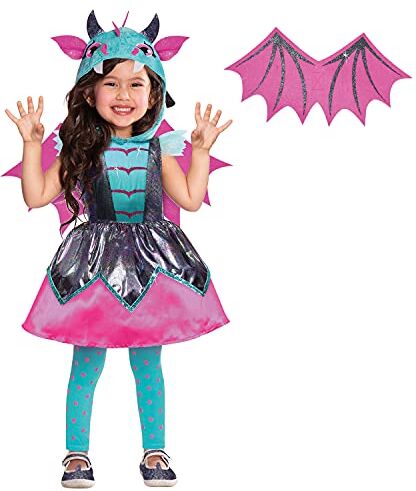 amscan Costume da drago mistico, 3-4 anni