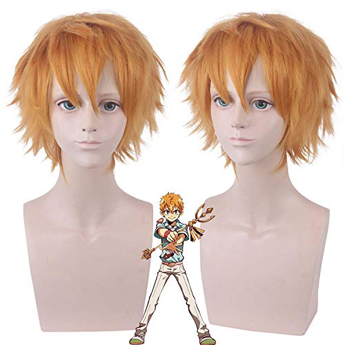 EQWR Wig for Fashion Trend For Daily Use -Bound Teenager Hanako Junyuanguang Brother Anti-Warping Cosplay Wig