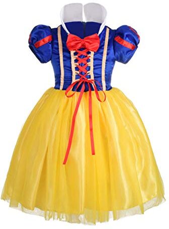 Lito Angels Vestito Costume Principessa Biancaneve per Bambina, Taglia 11-12 Anni, A