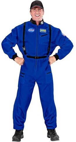 WIDMANN MILANO PARTY FASHION Widmann Costume astronauta, tuta spaziale, tuta blu, spazio, astronauta, costumi di carnevale