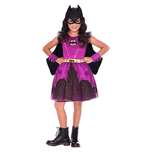 amscan Costume da supereroe classico viola per bambina Batgirl (Età: 4-6 anni)